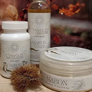 Argile naturelle pour cheveux mabon - automne