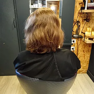 Photo après don de cheveux